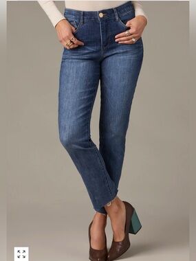 Women’s High Rise Vintage Skinny Leg Jeans in Blue